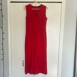 Karen Millen - Elegant Red Sleeveless Dress